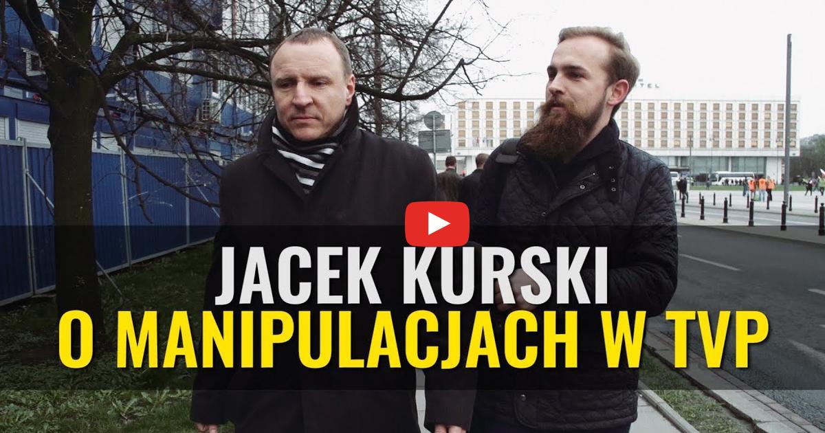 Jacek Kurski o manipulacjach TVP.