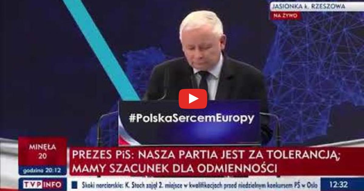 J. Kaczyński twierdzi, że PiS jest tolerancyjny
