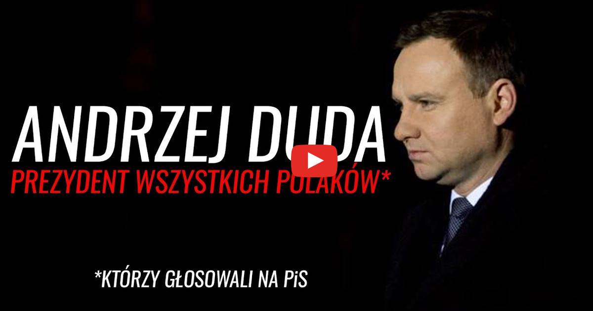 Cała obłuda Prezydenta Andrzeja Dudy w 2 minuty. SZOK!