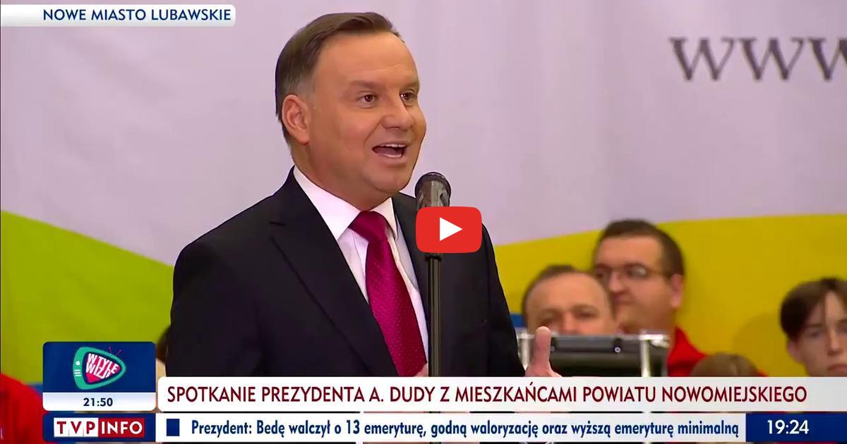 Prezydent Andrzej Duda: Przwyrócenie w Polsce sprawiedliwych sądów jest bardzo trudne.