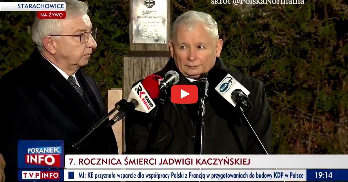 Kaczyński: “Czynimy wszystko, by ten nowy zamach na naszą suwerenność został odparty. PiS przywróci Polsce wolność “