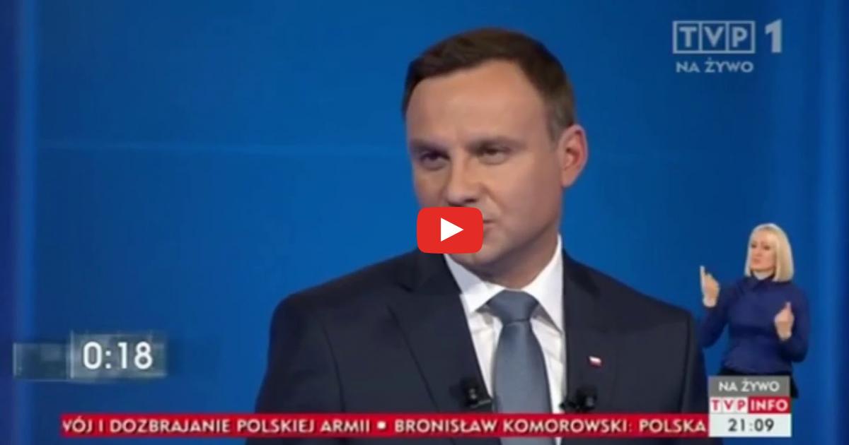 Andrzej Duda miażdży Andrzeja Dudę w temacie pandemii.