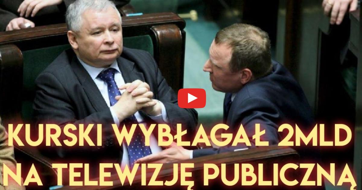 Kolejne 2mld złotych dla TVP Jacka Kurskiego.