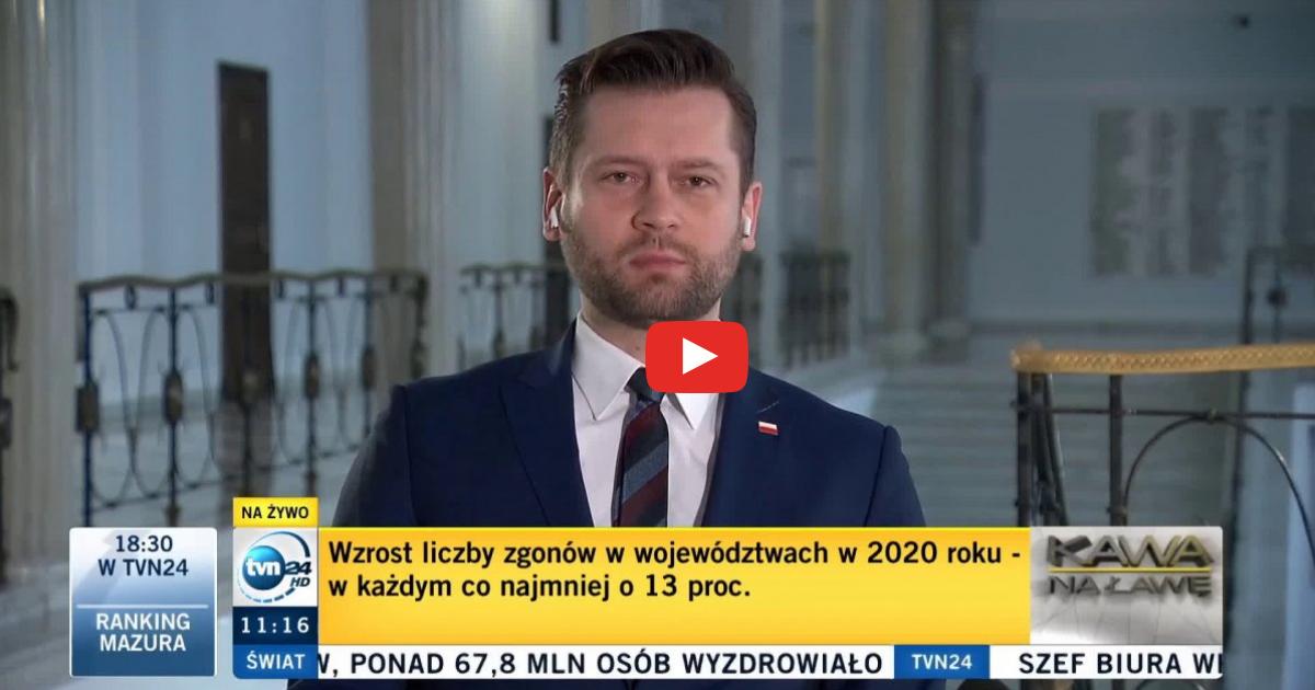 “Ludzie zawsze umierają” – Bortniczuk (Porozumienie) o rekordzie zgonów w Polsce