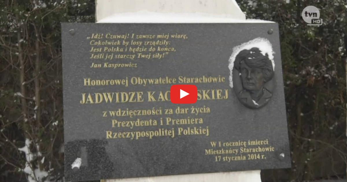 TVN w pięknym stylu punktuje kult Jadwigi Kaczyńskiej.