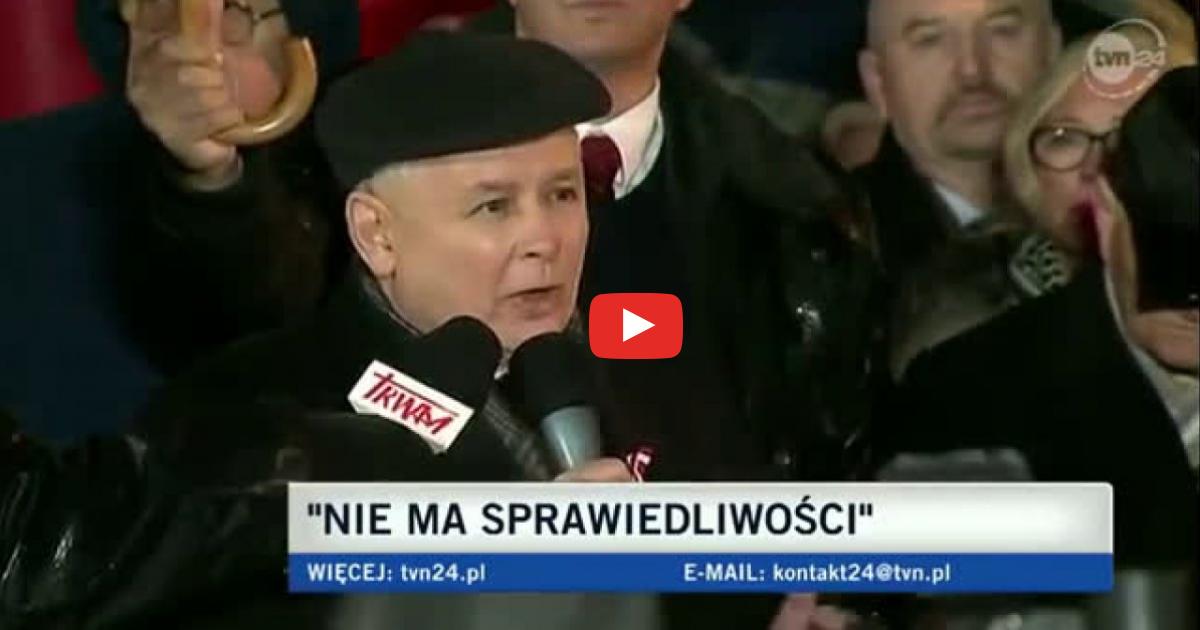 Oświadczenie Kaczyńskiego w sprawie afery Obajtka