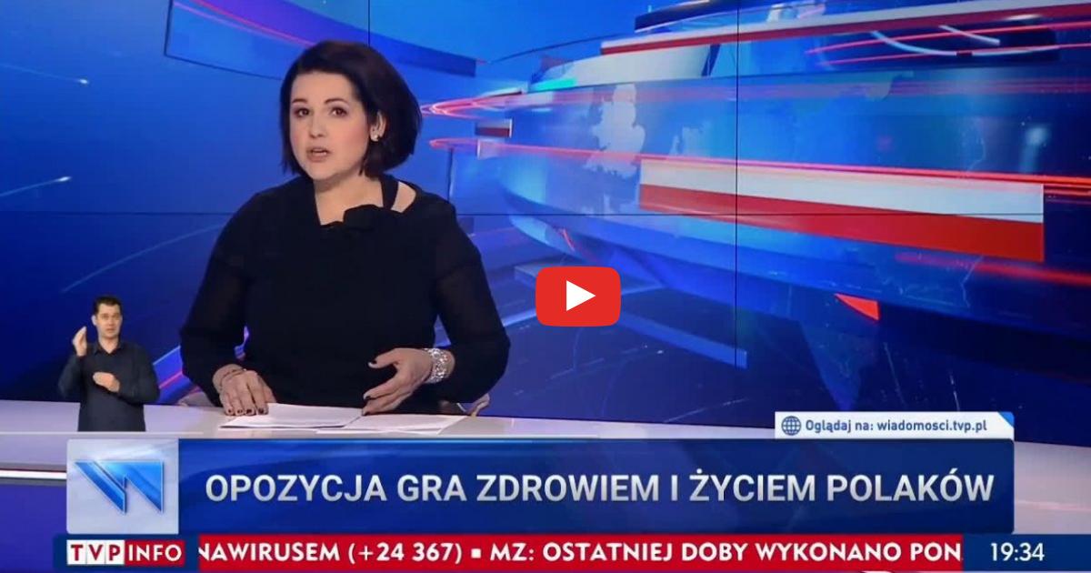 TVPiS: Gdyby nie opozycja i Gazeta Wyborcza to byłoby mniej zakażeń
