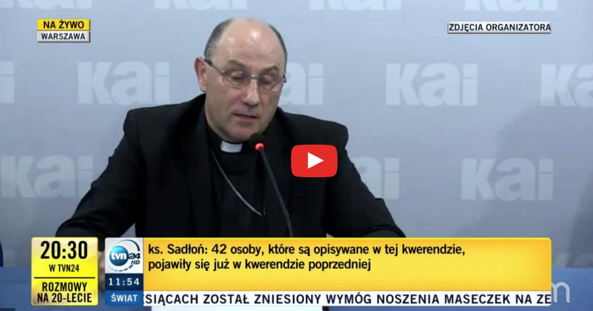 Abp Polak – “mamy informacje o pedofilach w kościele, ale nie przekażemy ich”