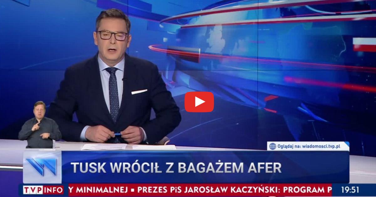 TVPIS: Tusk wrócił do Polski bo „Jest rudy i mściwy”