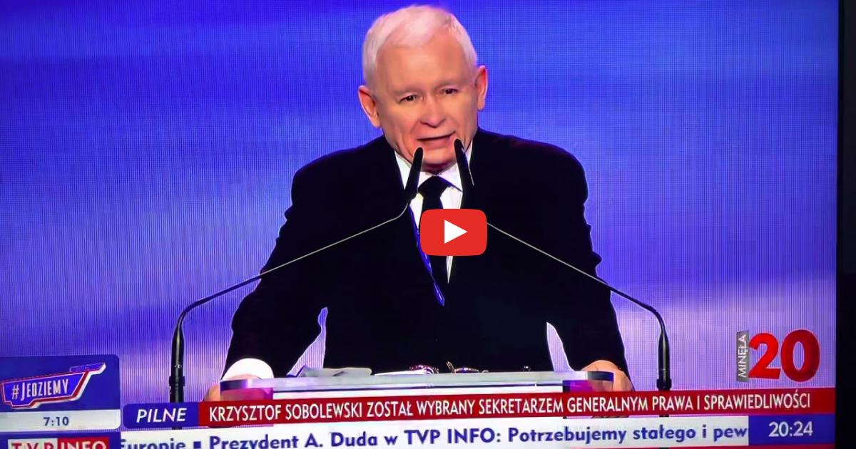 Tylko złodzieje i aferzyści stracą na #polskiwał – Jarosław Kaczyński