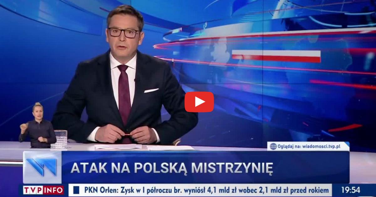 TVPiS: “Atak na polską mistrzynię”