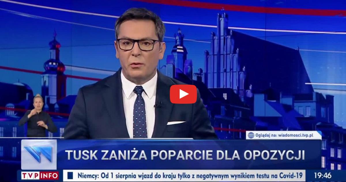 TVPiS: “Tusk zaniża poparcie dla opozycji”