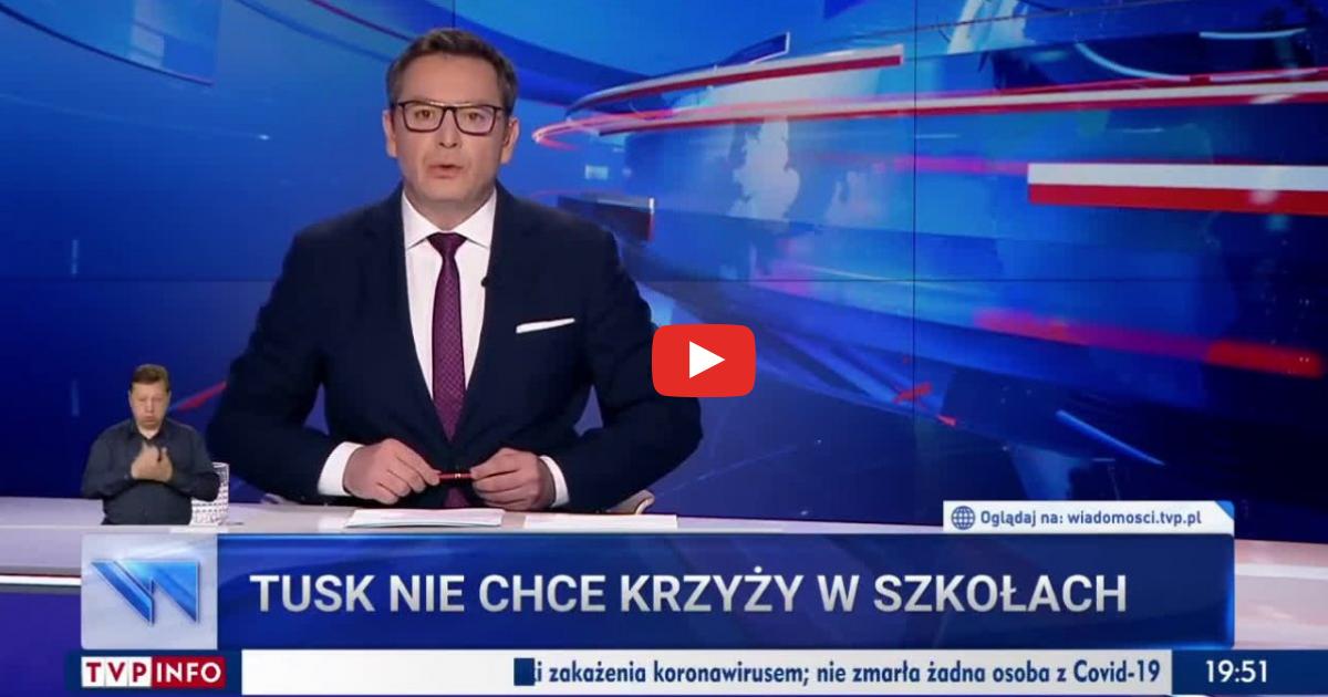 TVPiS: “Tusk nie chce krzyży w szkołach”