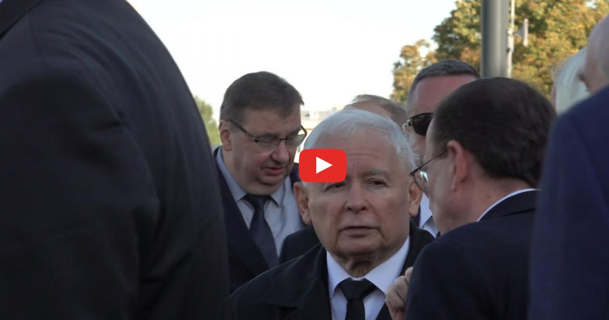Prezesowi Kaczyńskiemu puściły nerwy. 137 miesięcznica smoleńska.