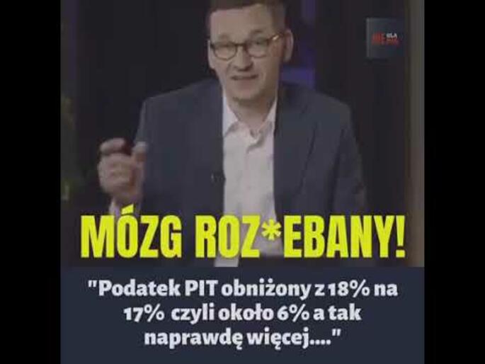 Premier Morawiecki tłumaczy matematykę…