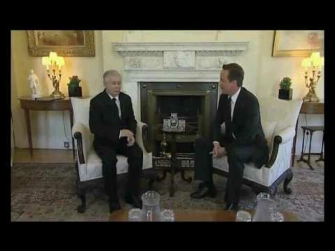 Rzadko wspominane spotkanie Tuska z Cameronem w Londynie.