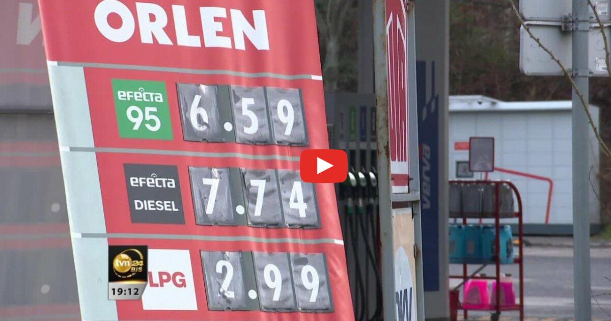Orlen i ceny paliw / Fakty TVN 01.01.2023