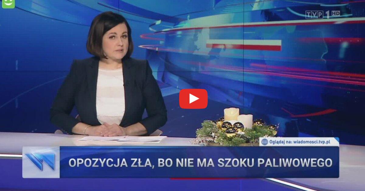 TVPiS: Opozycja zła, bo Polacy nie mieli taniej na stacjach w grudniu
