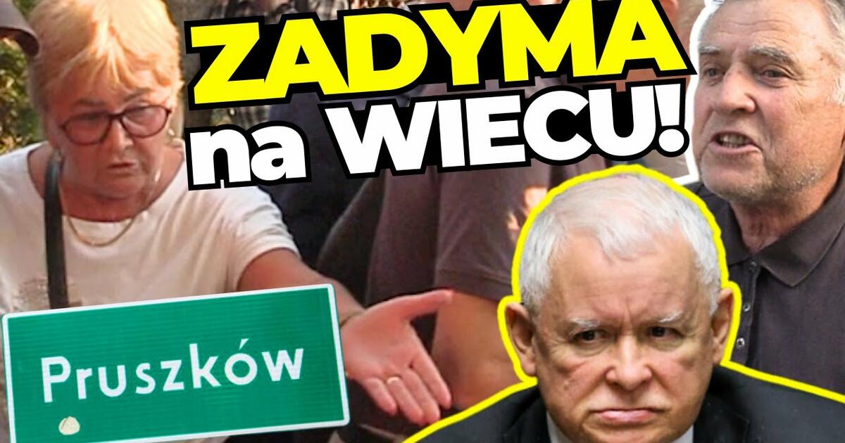 ALE JAJA! Wyborcy PiS NIE WPUSZCZENI na wiec Kaczyńskiego! “Nie chcę RAMOLA!”
