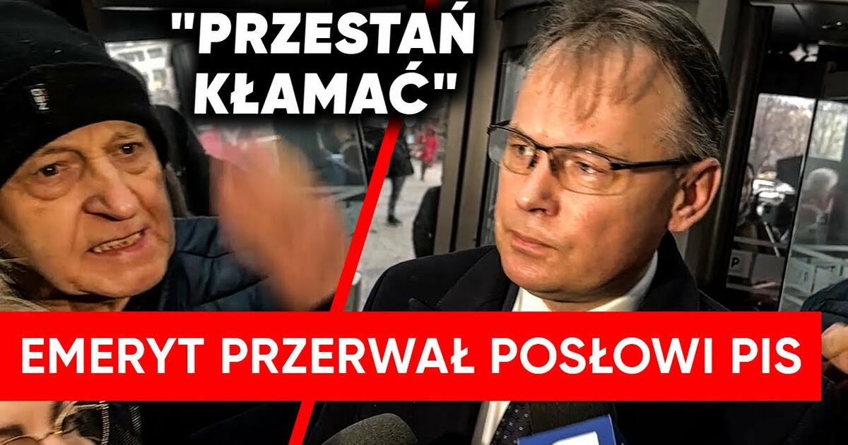 Emeryt przerwał posłowi PiS w TVP. “Przestań pan kłamać”