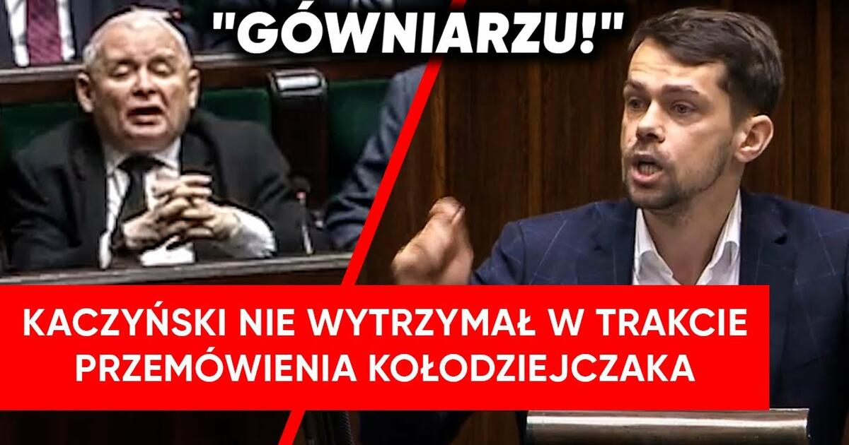 Kaczyński nie wytrzymał szarży Kołodziejczaka. “Gówniarzu!”