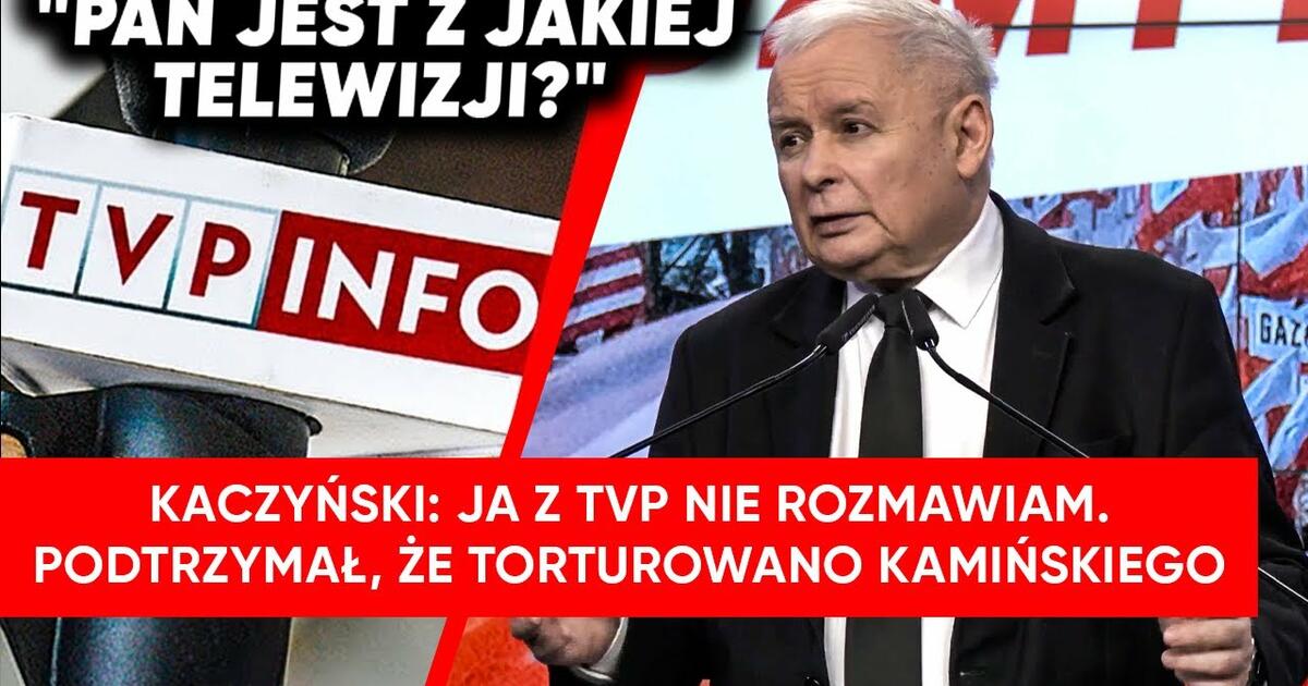 Kaczyński przegonił dziennikarza TVP. “Telewizja jest opanowana w sposób przestępczy”