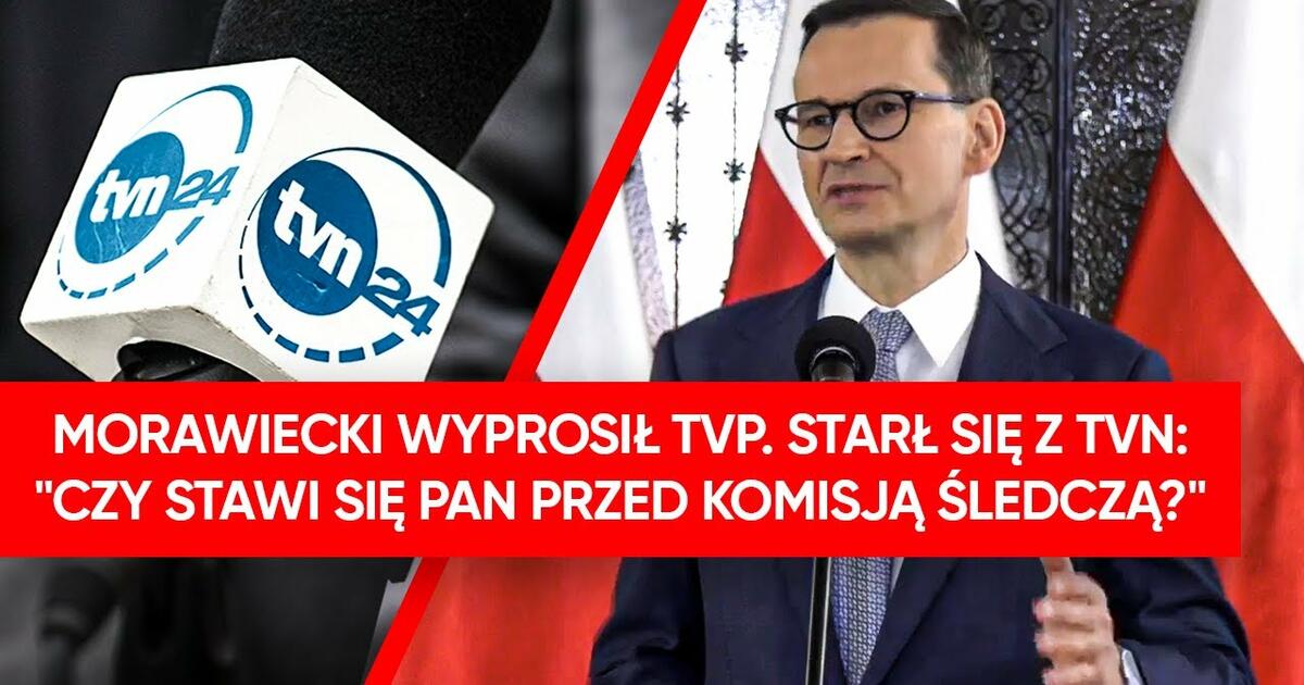 Morawiecki zderzył się z dziennikarzami. Wyprosił TVP z konferencji