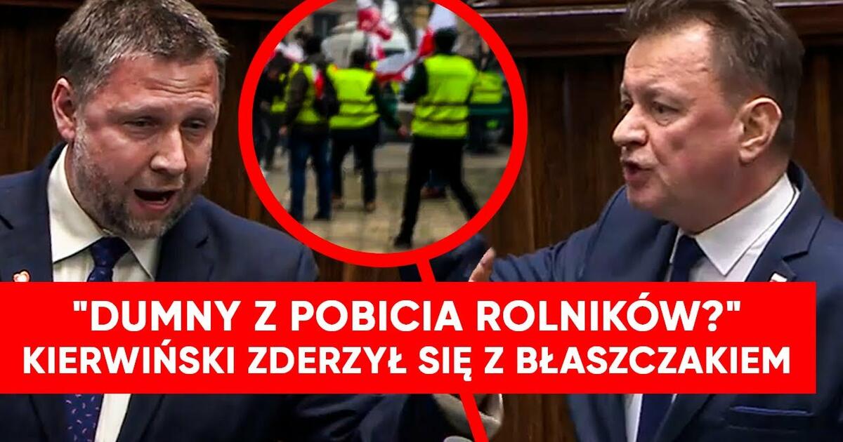 “Banda prowokatorów”. Wrzawa w Sejmie po proteście rolników. “Atakujecie polską policję”