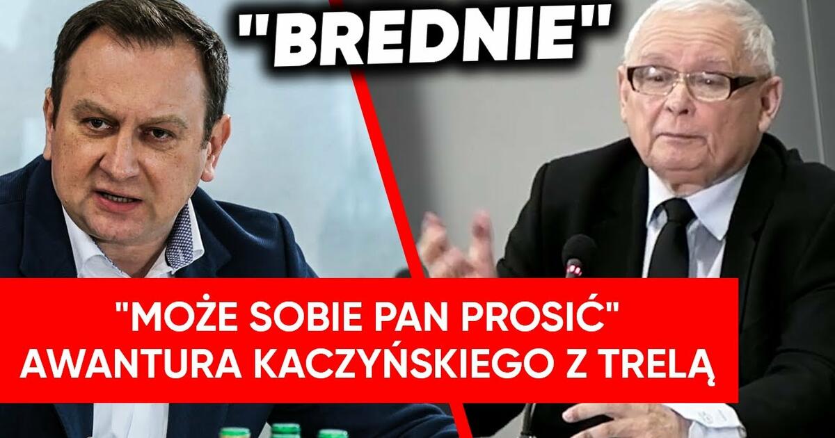 Krzykliwa dyskusja Kaczyńskiego z Trelą. “Może sobie pan prosić”