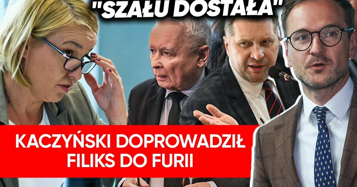 Filiks “SZAŁU dostała”.  Kaczyński rozsierdził ją wyzwiskami