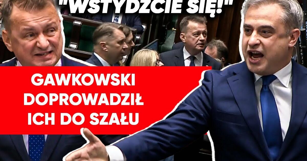 Gawkowski odpalony jak nigdy. Posłowie PiS zaczęli wrzeszczeć. Błaszczak nie tego wytrzymał